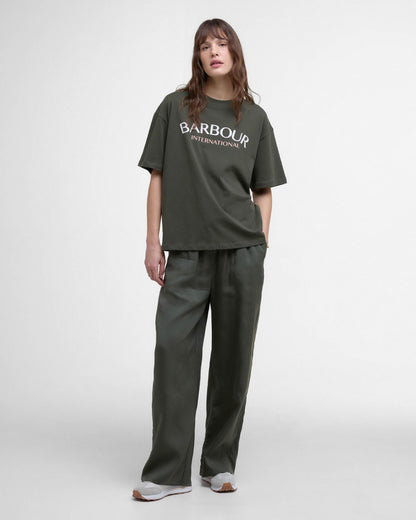 Barbour International Cali Womens T-Shirt - Envy