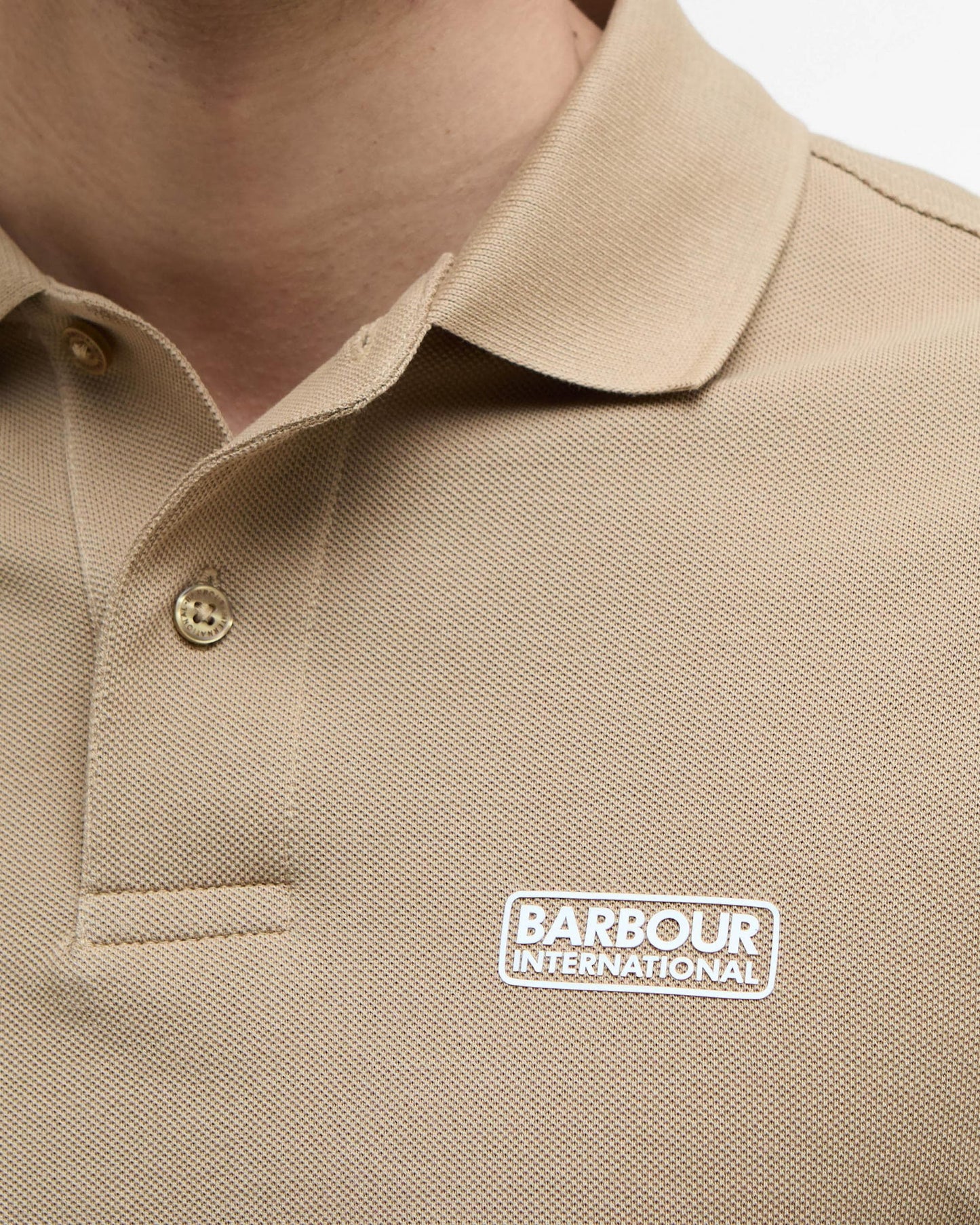 Barbour International Essential Short Sleeve Mens Polo - Trench