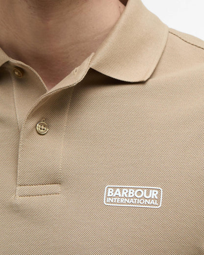 Barbour International Essential Short Sleeve Mens Polo - Trench