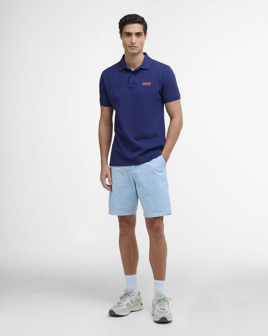 Barbour International Essential Short Sleeve Mens Polo - Pigment Navy