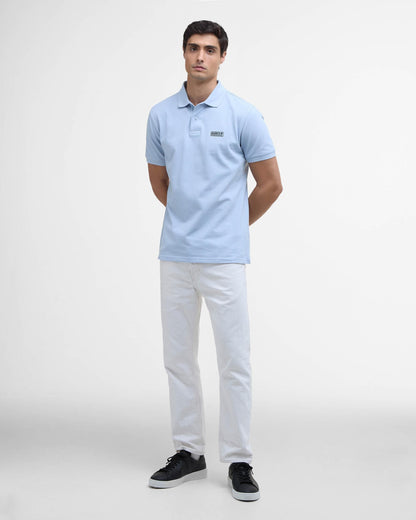 Barbour International Essential Short Sleeve Mens Polo - Heritage Blue