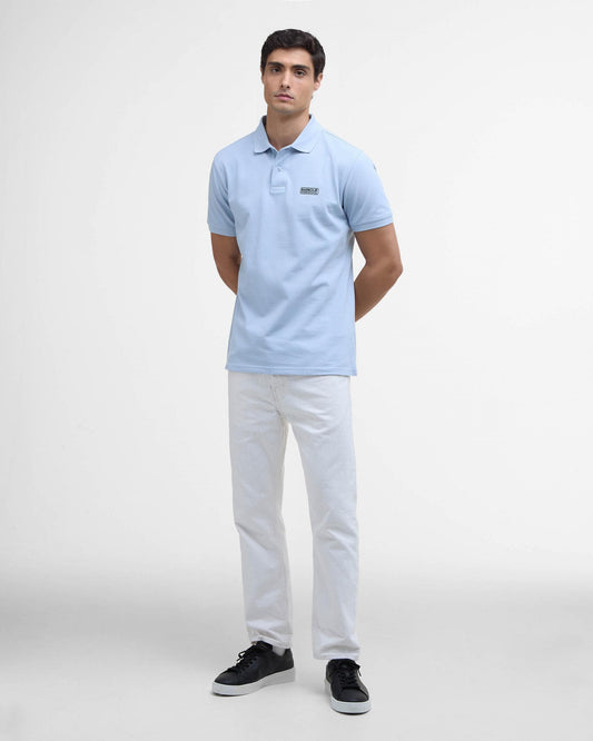 Barbour International Essential Short Sleeve Mens Polo - Heritage Blue