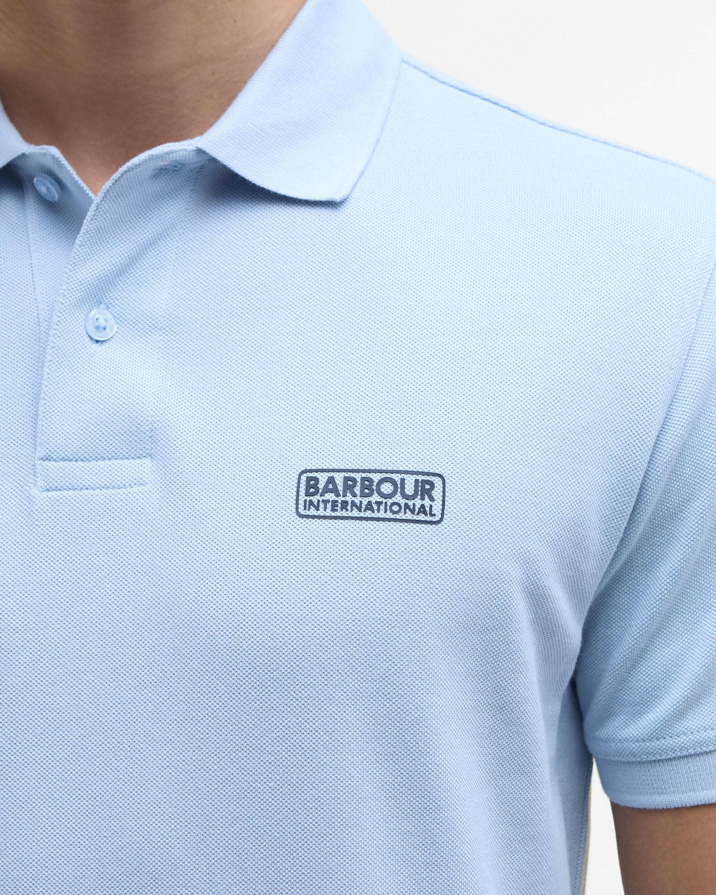 Barbour International Essential Short Sleeve Mens Polo - Heritage Blue