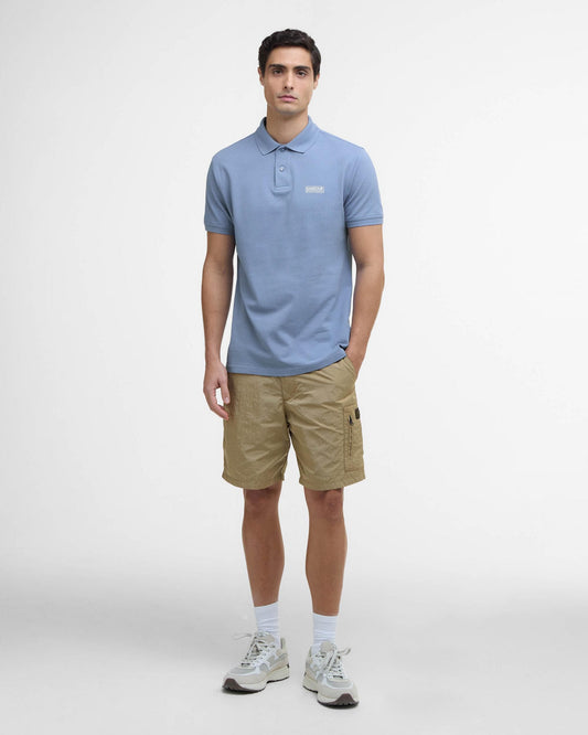 Barbour International Essential Short Sleeve Mens Polo - Manor Blue