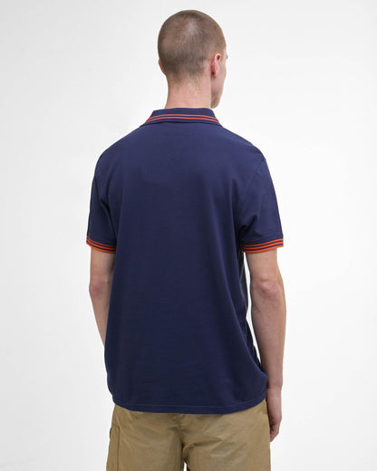 Barbour International Calibrated Mens Polo Shirt - Pigment Navy