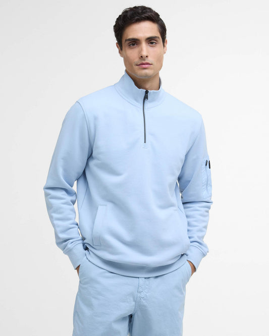 Barbour International Ewan Mens Funnel Neck Sweatshirt