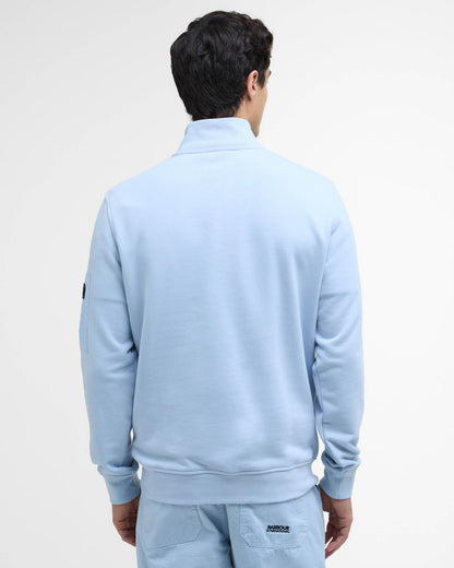 Barbour International Ewan Mens Funnel Neck Sweatshirt - Heritage Blue