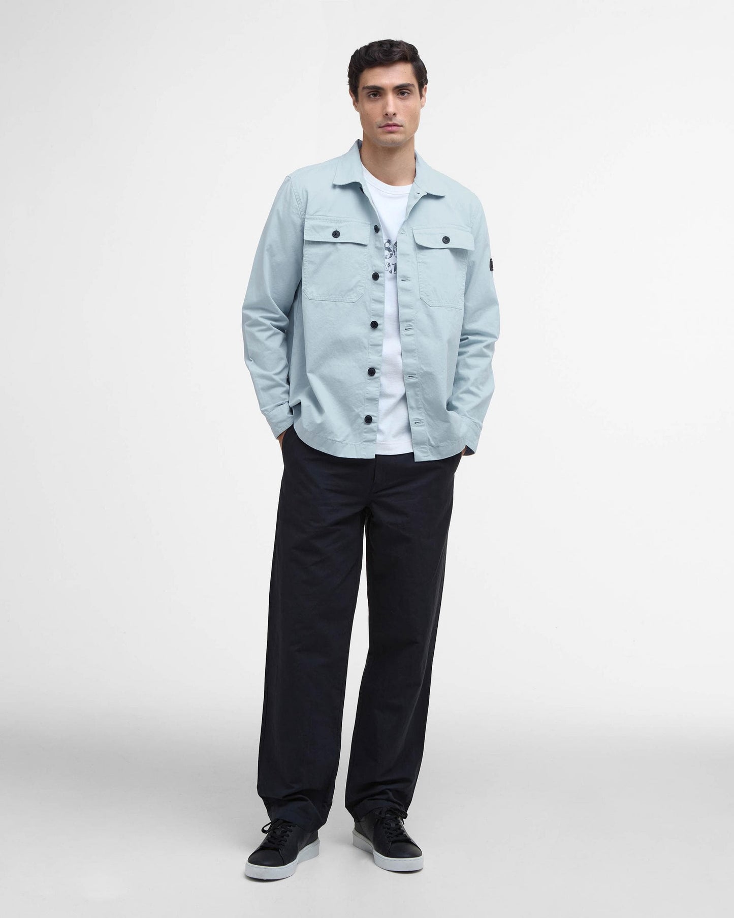 Barbour International Arlo Mens Overshirt - Heritage Blue