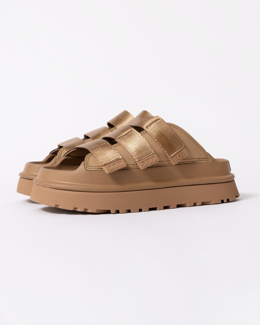 UGG Goldenglow Slide Womens Sandal - Dark Sand