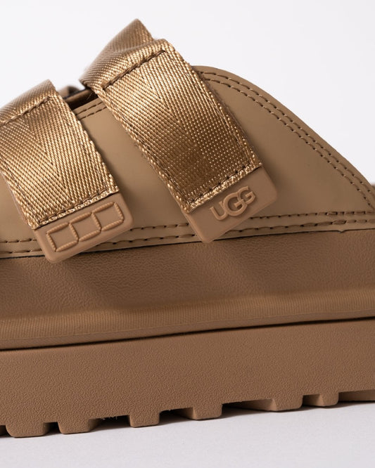 UGG Goldenglow Slide Womens Sandal - Dark Sand
