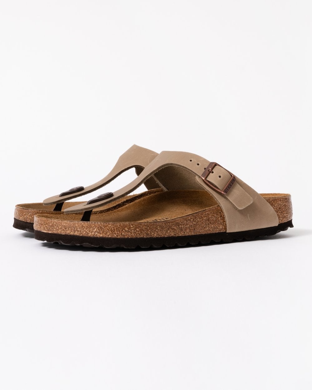 Birkenstock Gizeh Natural Oiled Leather Womens Sandals