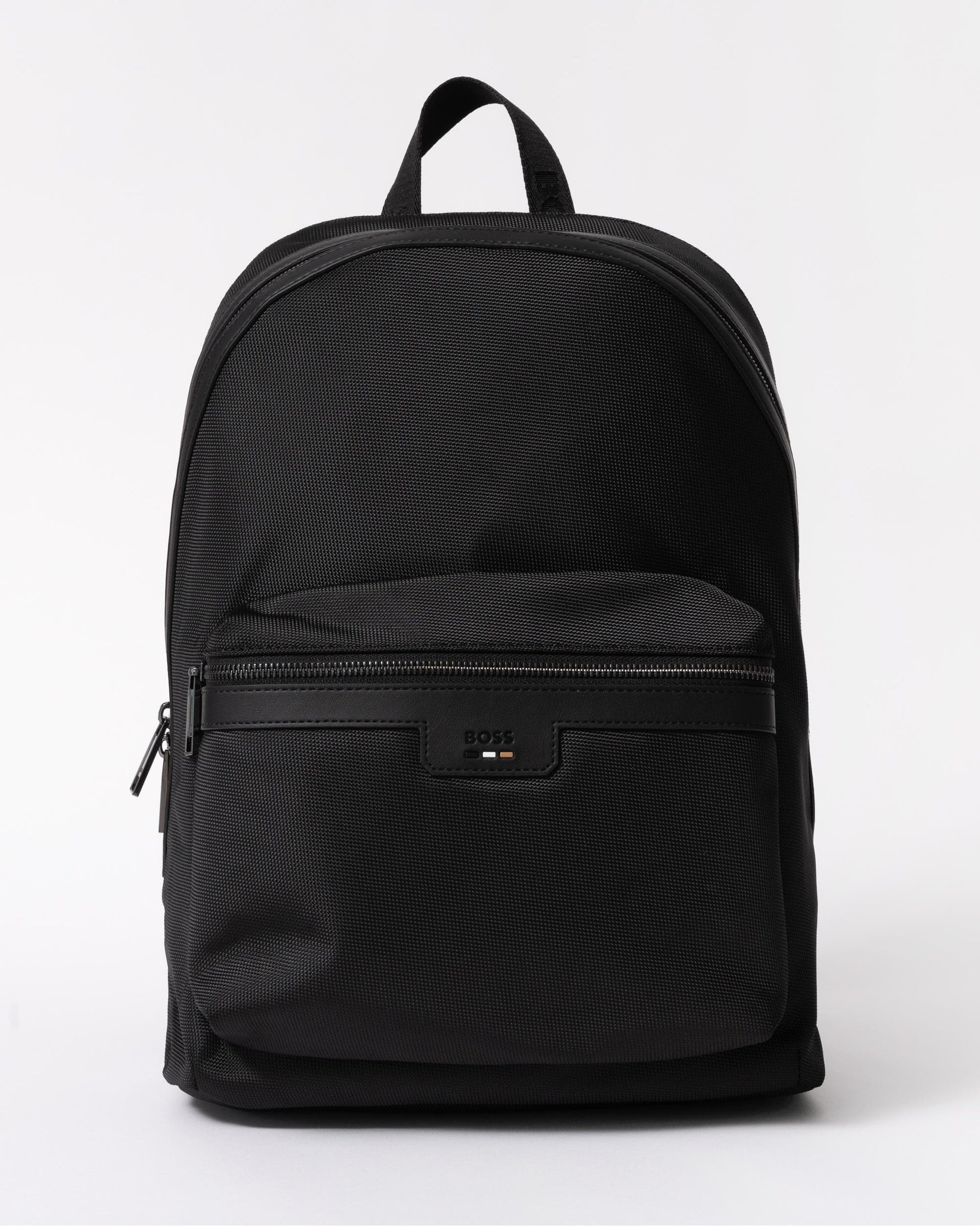 BOSS Orange Ray Mens Structured Backpack With Signature Trims