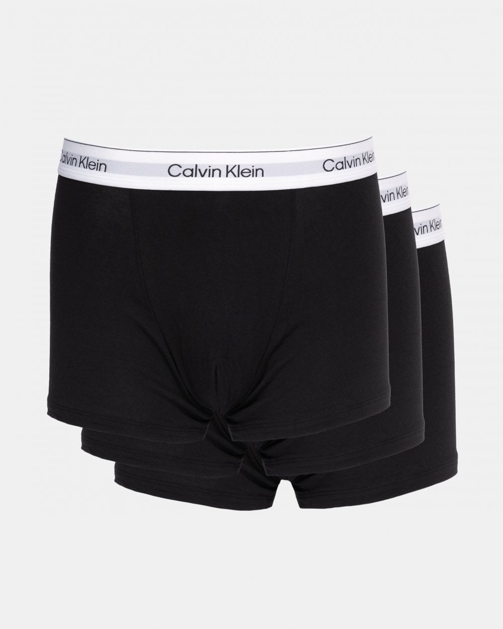 Calvin Klein 3 Pack Mens Relaxed Dart Trunk - Black/Black/Black