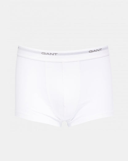 GANT 3-Pack Mens Core Trunks with Logo Waistband - 111 Black/White