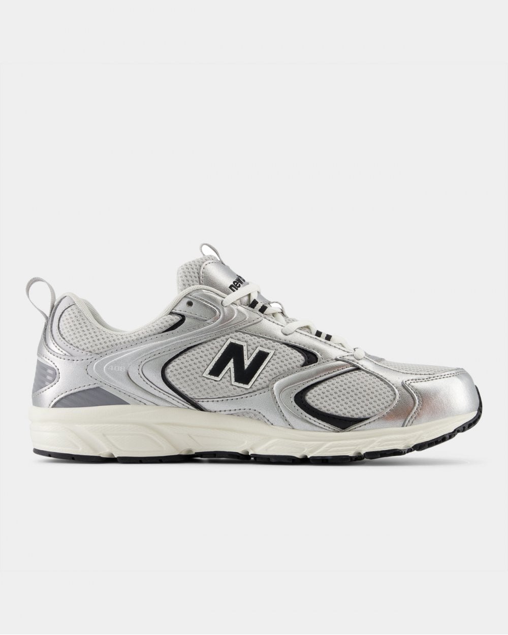 New Balance 408 Unisex Trainers - Silver Metalic
