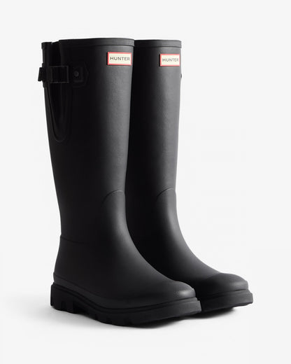 Hunter Downpour Mens Adjustable Boot - Black
