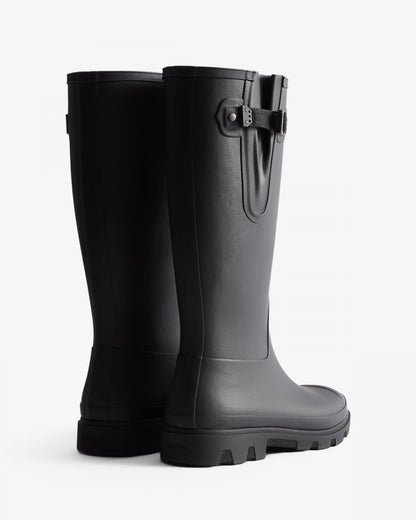 Hunter Downpour Mens Adjustable Boot - Black