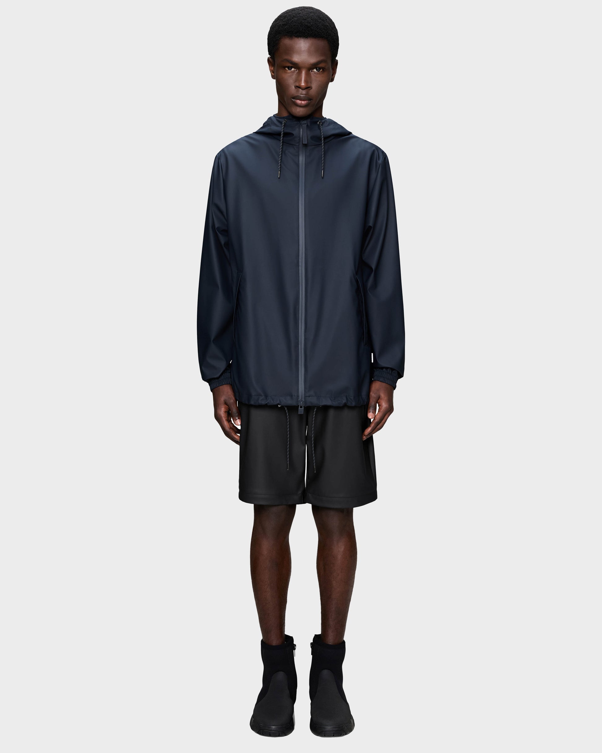 Rains Storm Breaker Unisex Jacket - 47 Navy | CHO | Designer Unisex Rain Coats