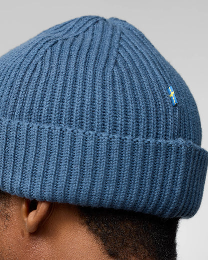 Fjallraven 1960 Lite Logo Beanie - Indigo Blue 534