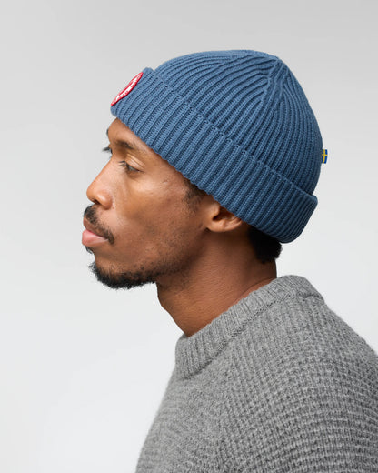 Fjallraven 1960 Lite Logo Beanie - Indigo Blue 534
