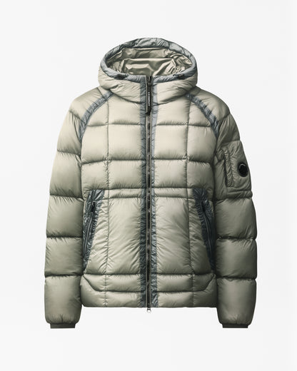 C.P. Company D.D.-Shell Mens Hooded Puffer Jacket - Flint Grey 936