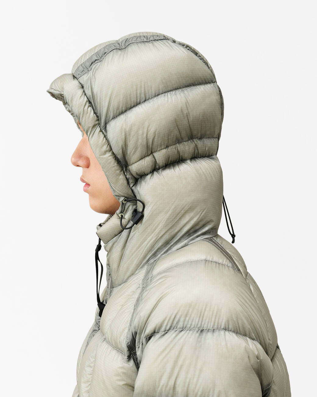 C.P. Company D.D.-Shell Mens Hooded Puffer Jacket - Flint Grey 936