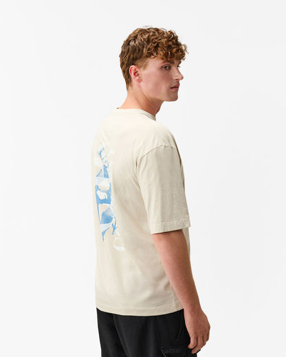C.P. Company 30/1 Jersey British Sailor Mens T-Shirt - Silver Birch 120