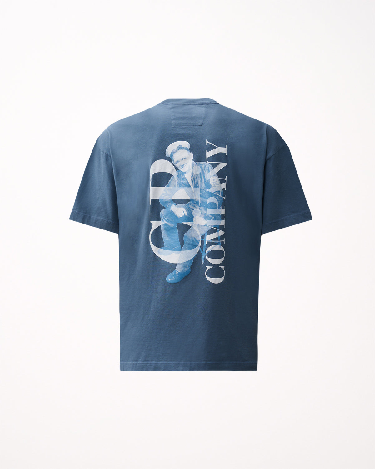C.P. Company 30/1 Jersey British Sailor Mens T-Shirt - Orion Blue 871