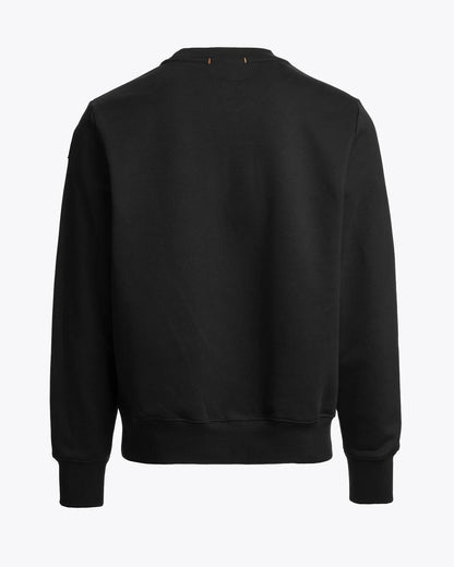 Parajumpers K2 Crew Neck Mens Sweatshirt  - Black 541 | CHO | Designer Mens Crew Neck Sweatshirts