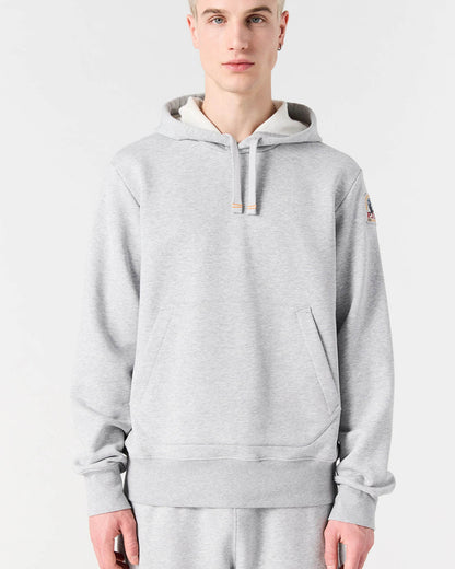 Parajumpers Everest Mens Hooded Sweatshirt - Ash Grey Melange 608