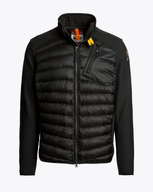 Parajumpers Jayden Mens Fleece/Nylon Jacket - Black 541