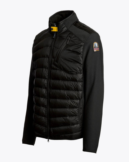 Parajumpers Jayden Mens Fleece/Nylon Jacket - Black 541