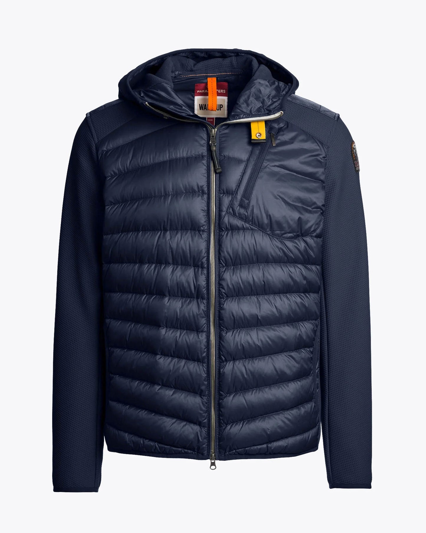 Parajumpers Nolan Mens Fleece/Nylon Hooded Jacket - Blue Navy 316