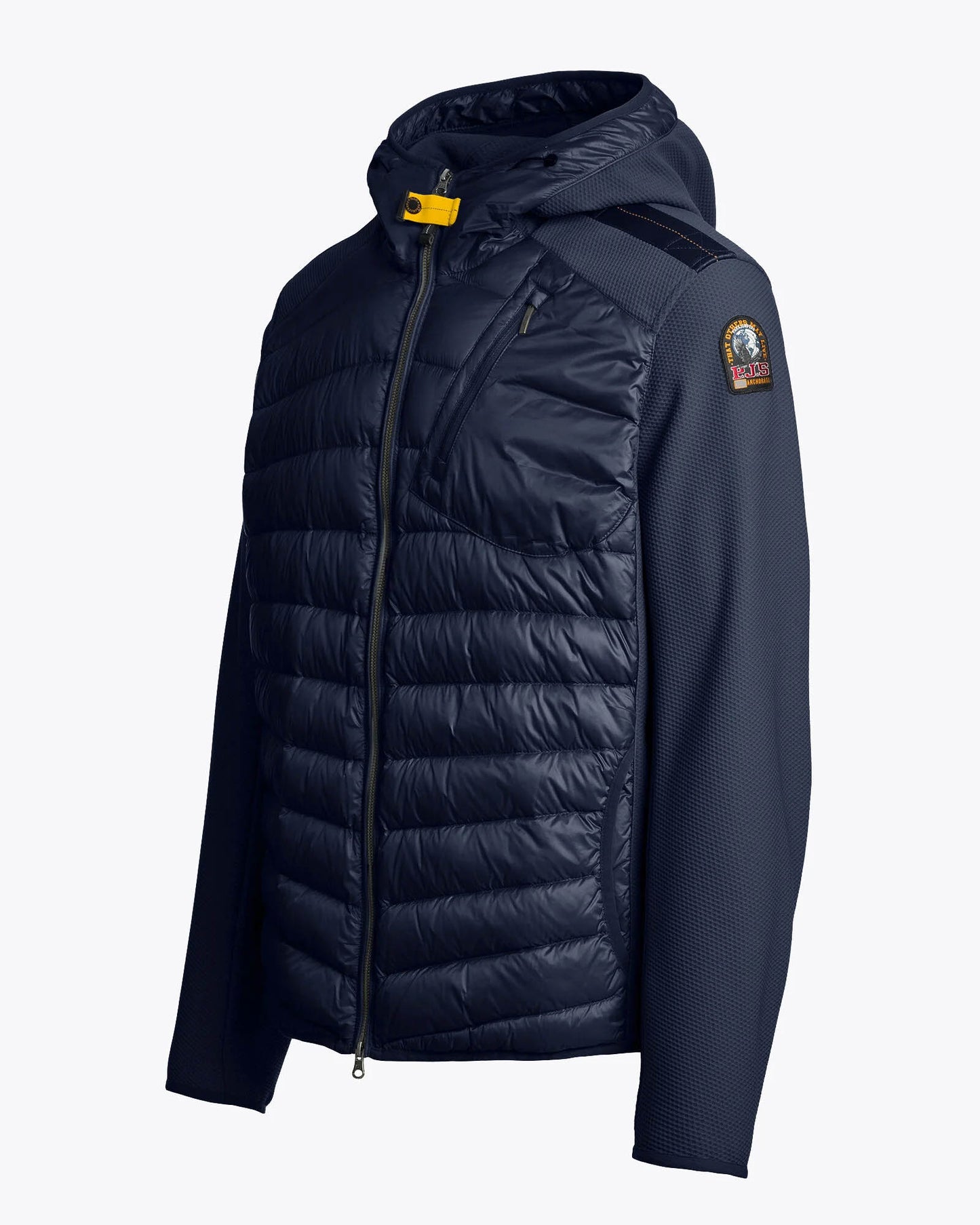 Parajumpers Nolan Mens Fleece/Nylon Hooded Jacket - Blue Navy 316