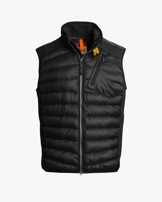 Parajumpers Zavier Mens Fleece/Nylon Gilet - Black 541
