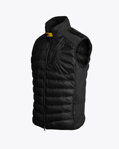 Parajumpers Zavier Mens Fleece/Nylon Gilet - Black 541