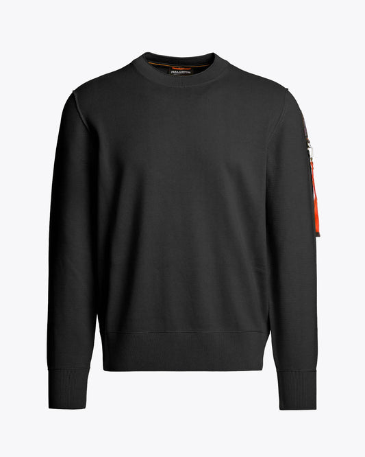 Parajumpers Basic Braw Mens Crew Neck Sweater - Black 541
