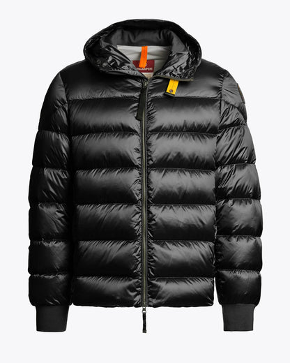 Parajumpers Pharrell Mens Hooded Down Bomber - Black 541