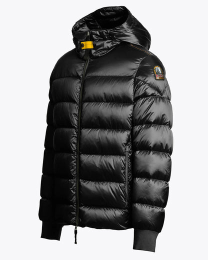 Parajumpers Pharrell Mens Hooded Down Bomber - Black 541