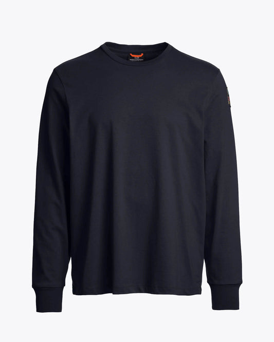 Parajumpers Kip Mens Long Sleeve T-Shirt - Blue Navy 316