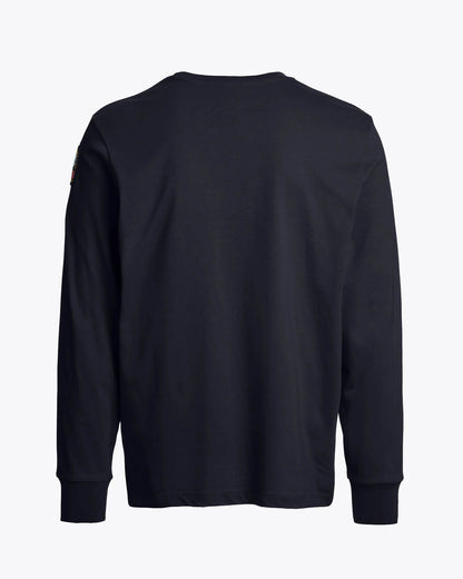 Parajumpers Kip Mens Long Sleeve T-Shirt - Blue Navy 316