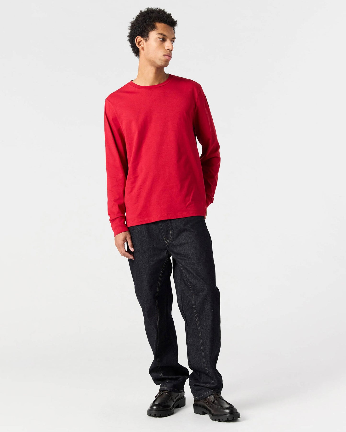 Parajumpers Kip Mens Long Sleeve T-Shirt - Red 527