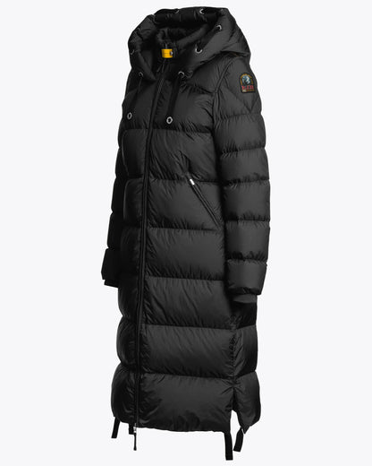Parajumpers Panda Womens Hooded Down Coat - Black 541