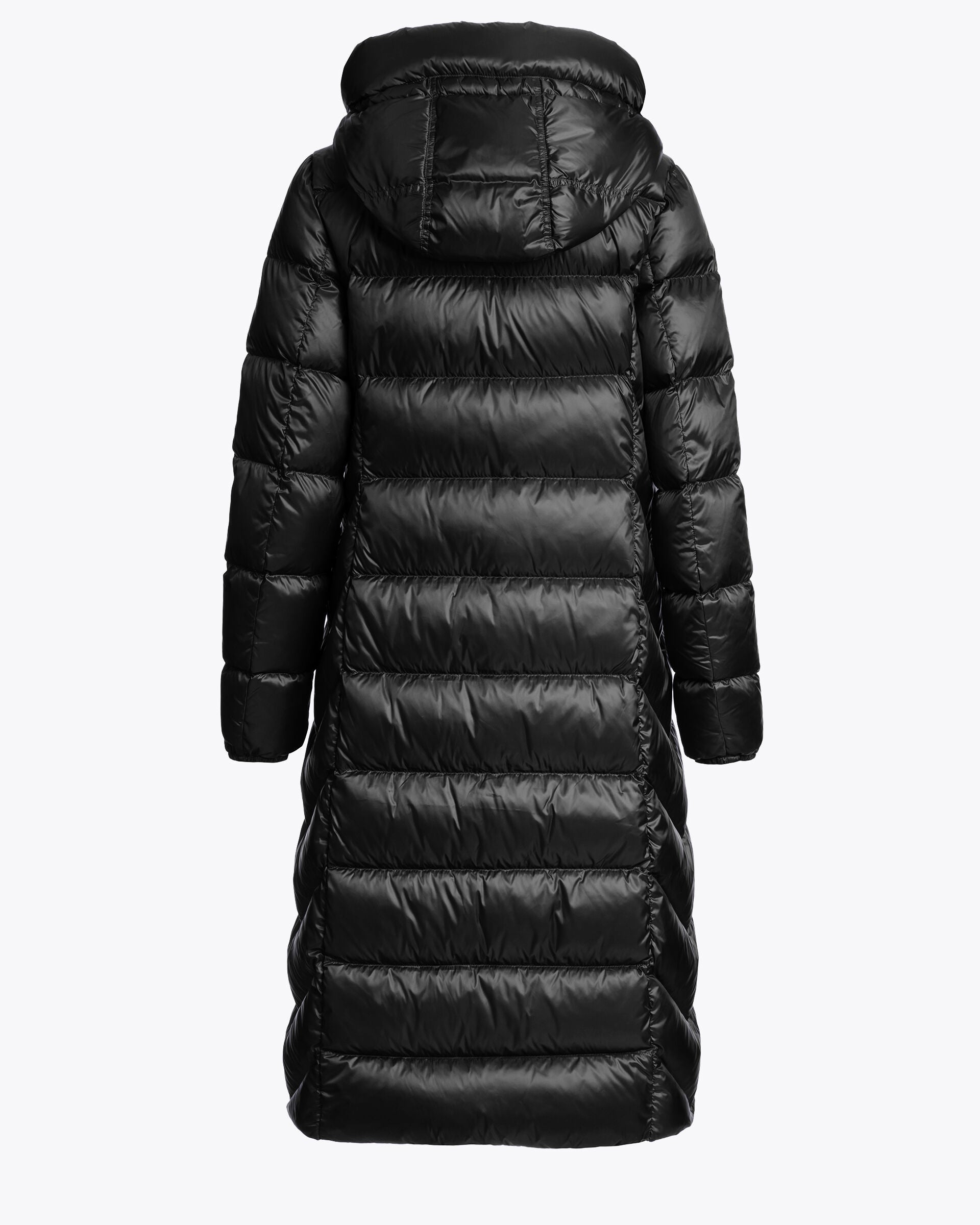 Parajumpers Leah Womens Hooded Down Coat - Black 541 - CHO - Designer Womens Padded Jackets