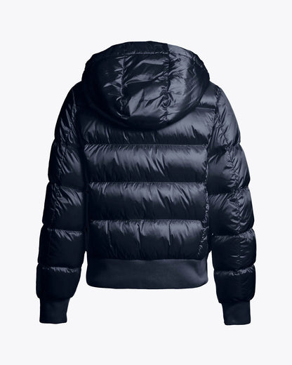 Parajumpers Mariah Womens Hooded Down Bomber - Blue Navy 316
