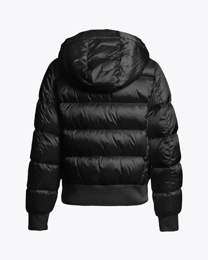 Parajumpers Mariah Womens Hooded Down Bomber - Black 541