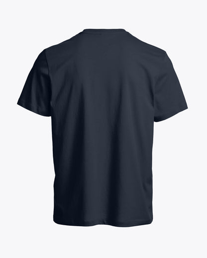 Parajumpers Patch Mens T-Shirt - Blue Navy 316 | CHO | Designer Mens Short Sleeve T-Shirts