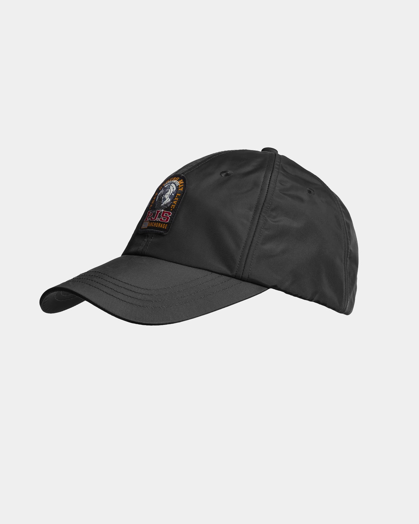 Parajumpers Patch Mens Cap - Black 541, side