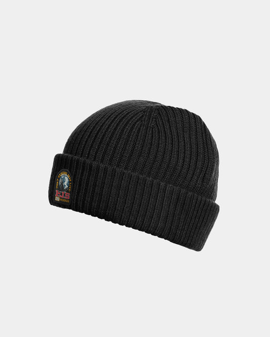 Parajumpers Matio Knitted Beanie - Black 541, side