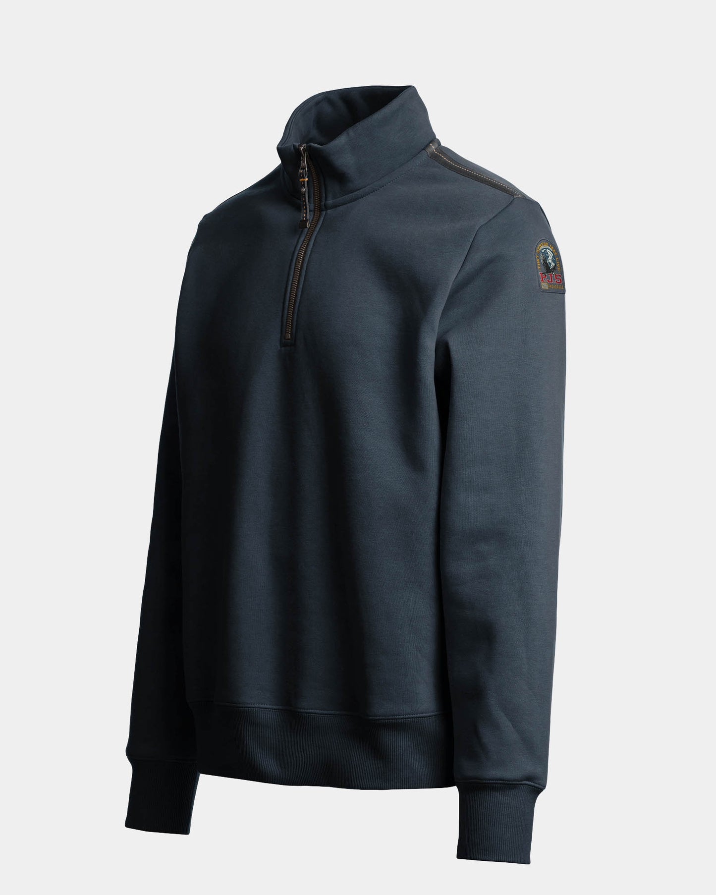 Parajumpers Broad Peak Mens Quarter Zip Sweatshirt - Nine Iron 765, side
